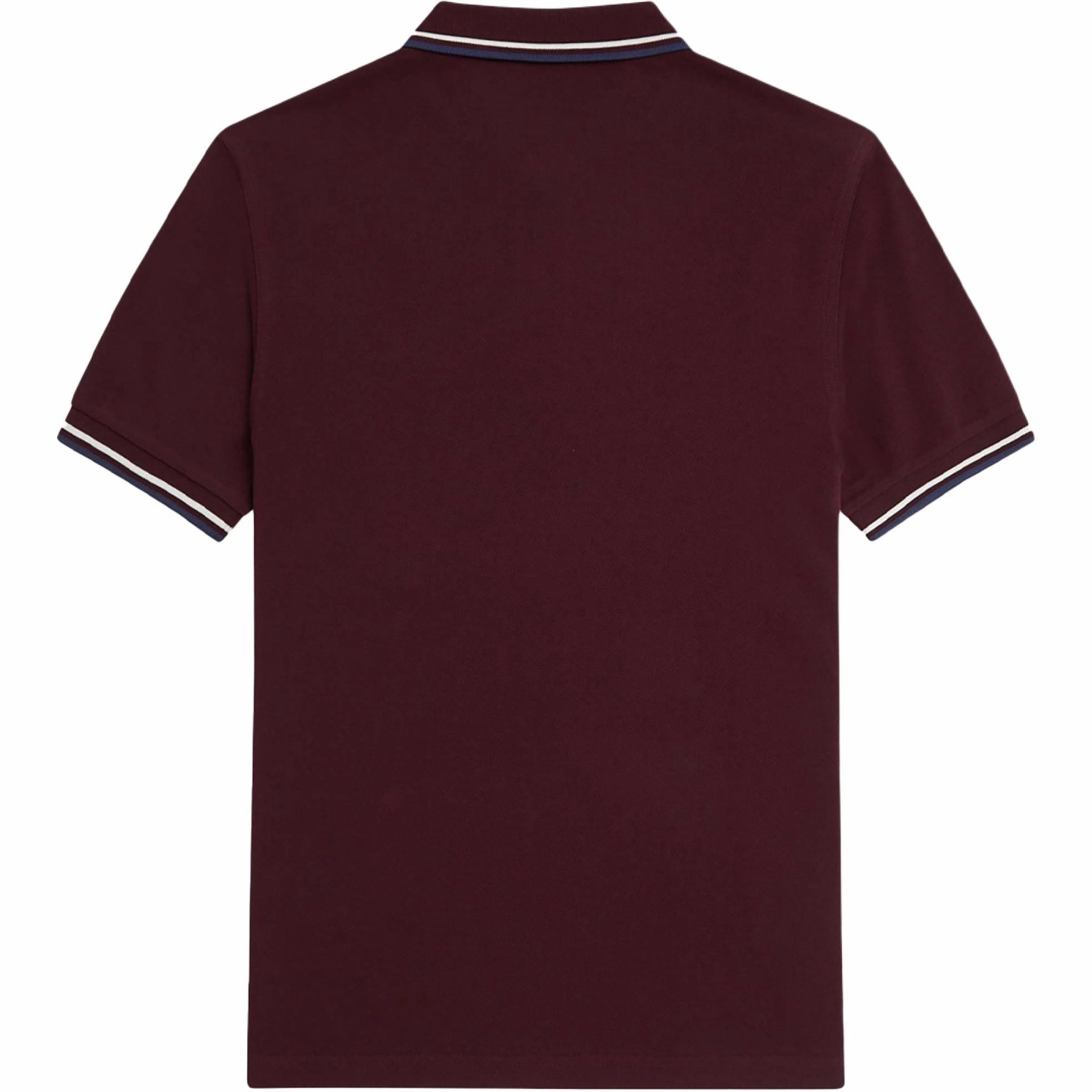 Fred Perry Polo Shirt Dark Red — фото 1