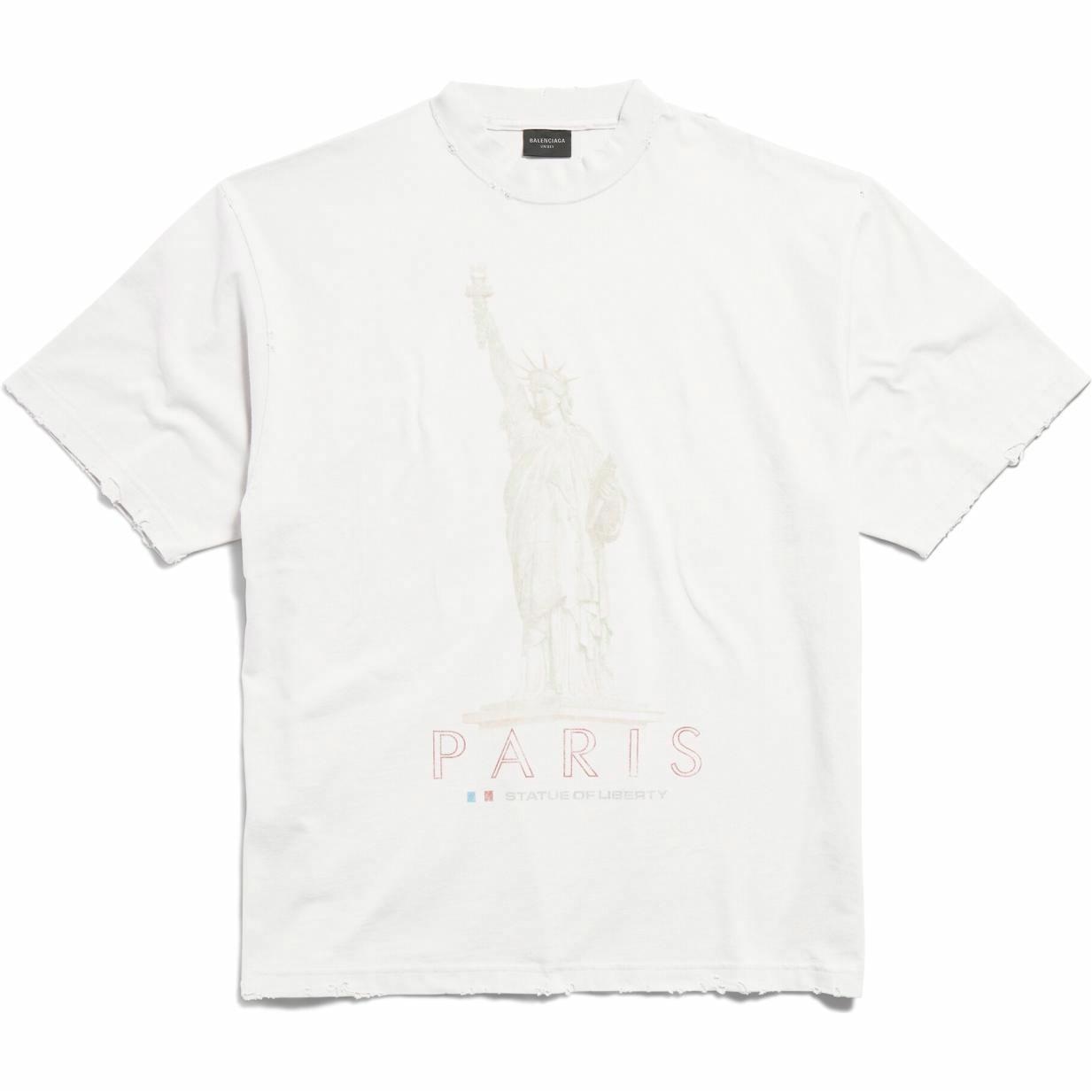 Balenciaga Statue of Liberty Print T-Shirt