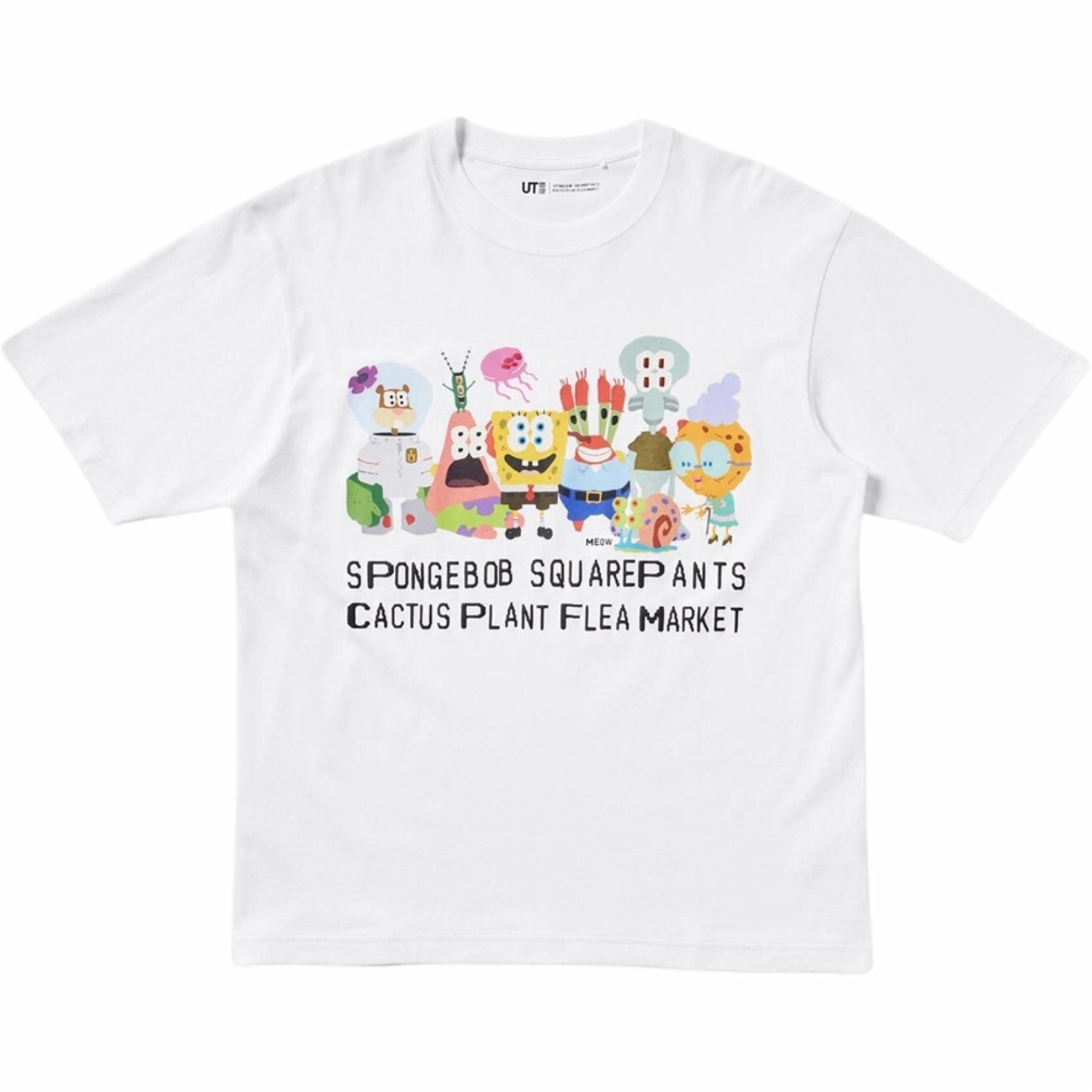 Футболка Uniqlo x CPFM x SpongeBob Tee White