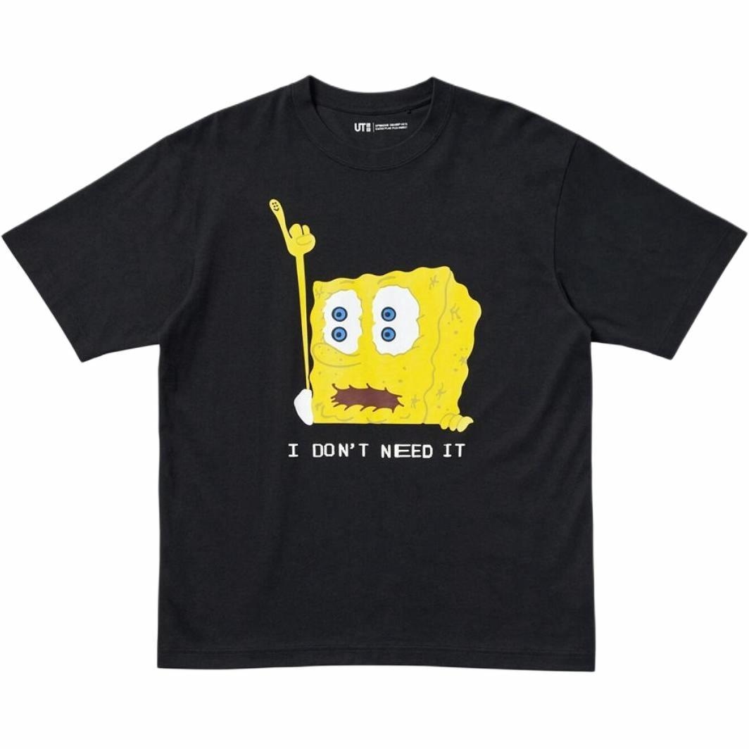 UNIQLO x CPFM x SpongeBob FW24 Black Tee