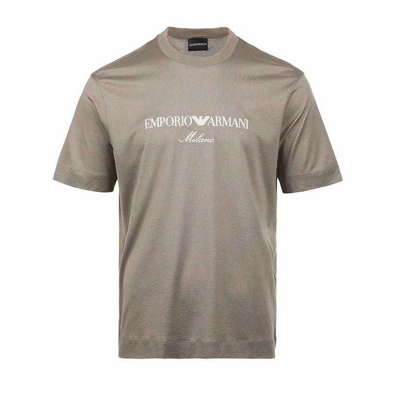 Футболка Emporio Armani SS25 Khaki Tee