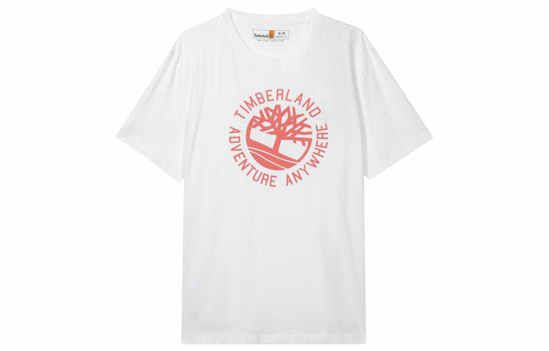 Timberland Letter Loose Fit T-Shirt White