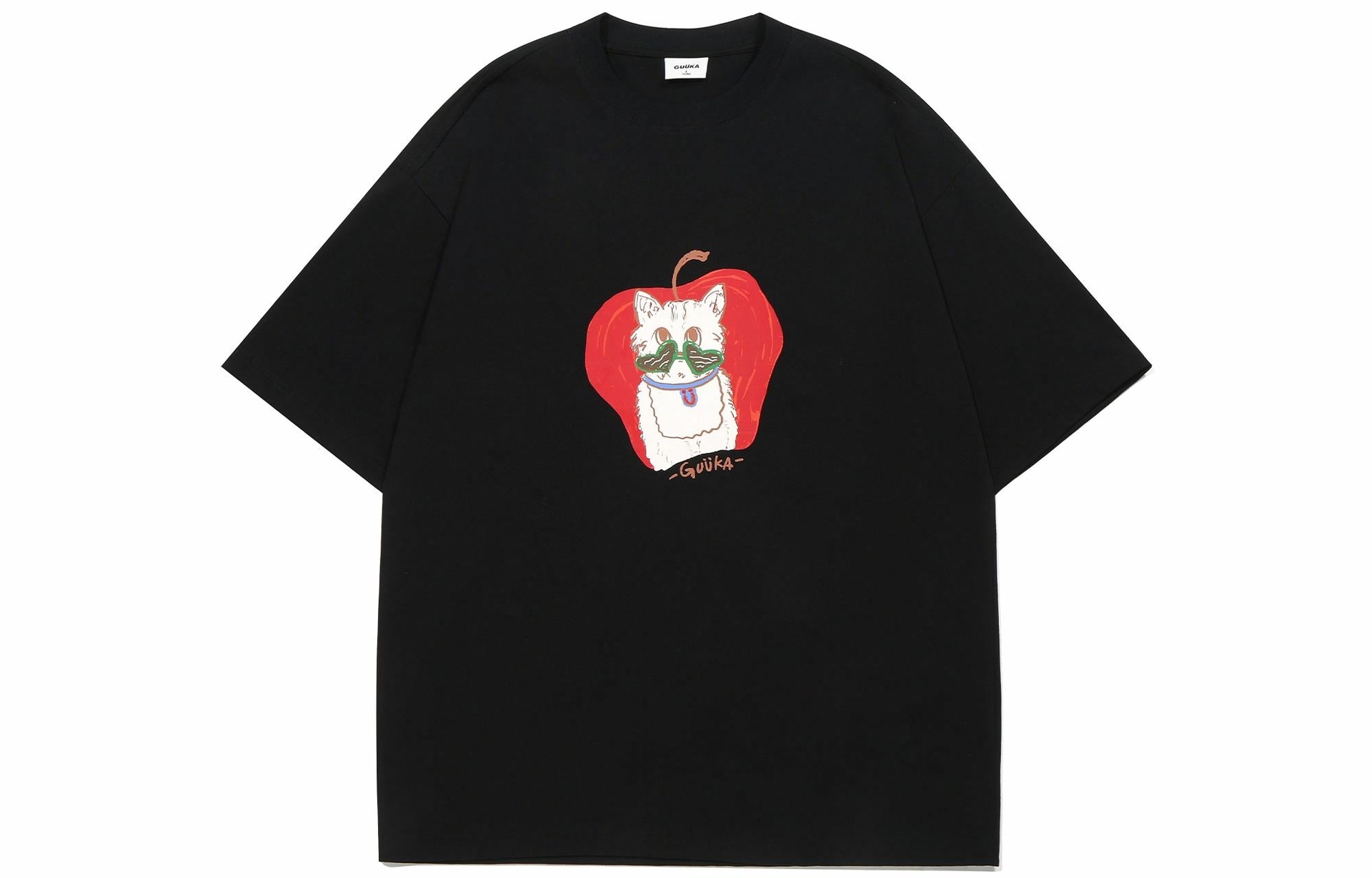 Guuka Cat Series T-Shirt Black