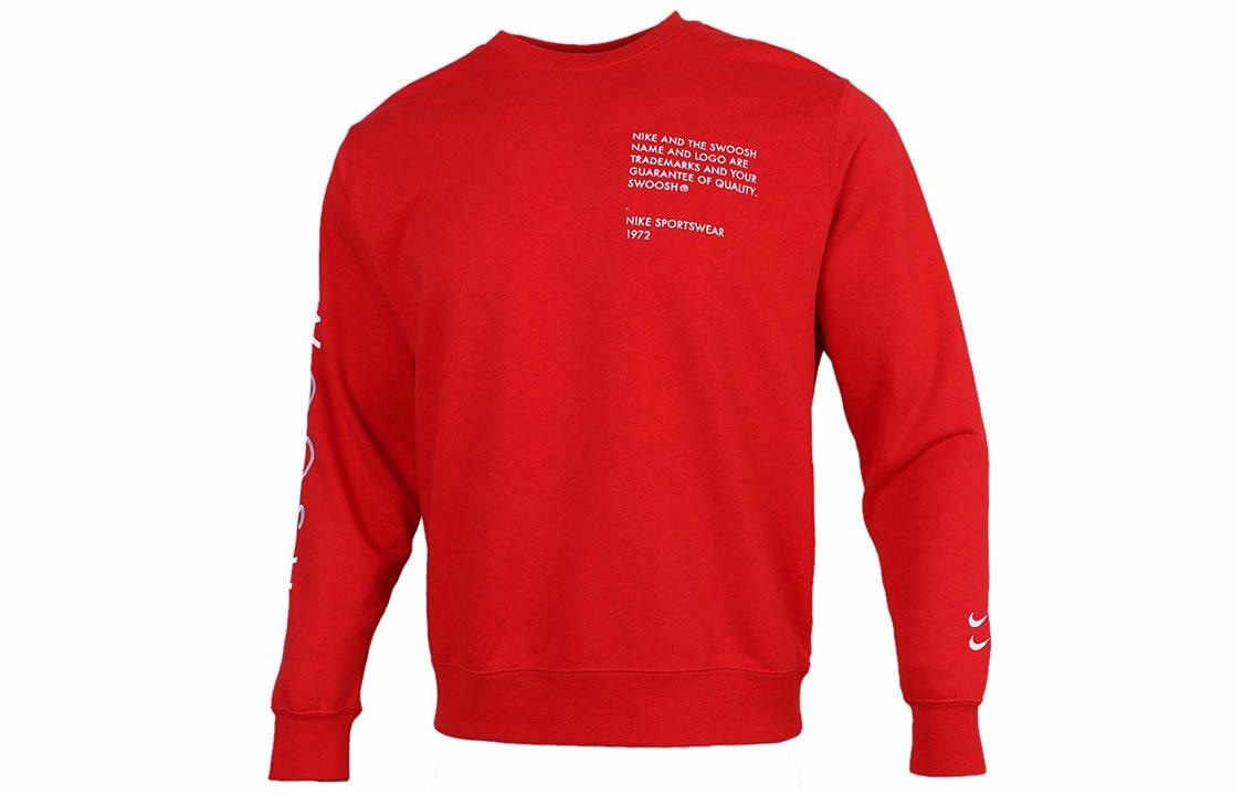 Худи Nike Sportswear Swoosh Crewneck Pullover Red