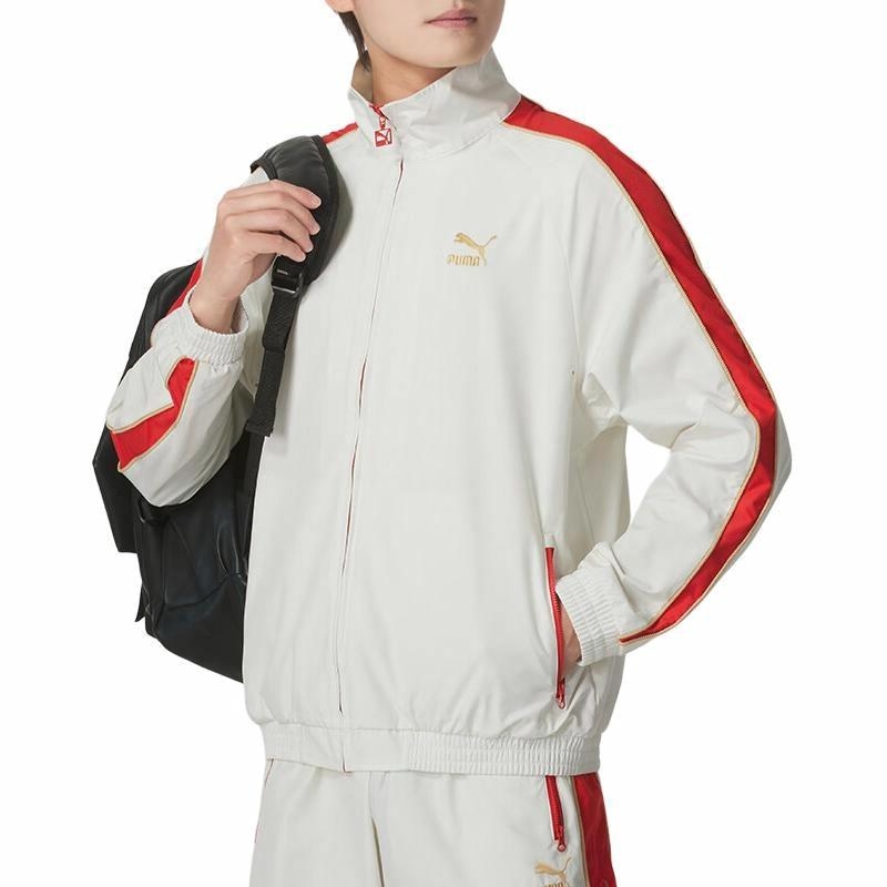Puma Colorblock Jacket White — фото 4