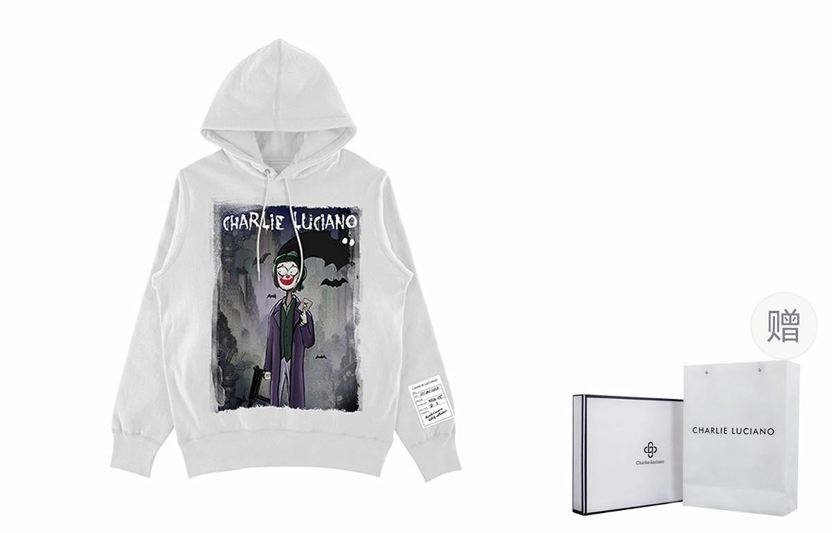 Charlie Luciano Hoodie White — фото 1