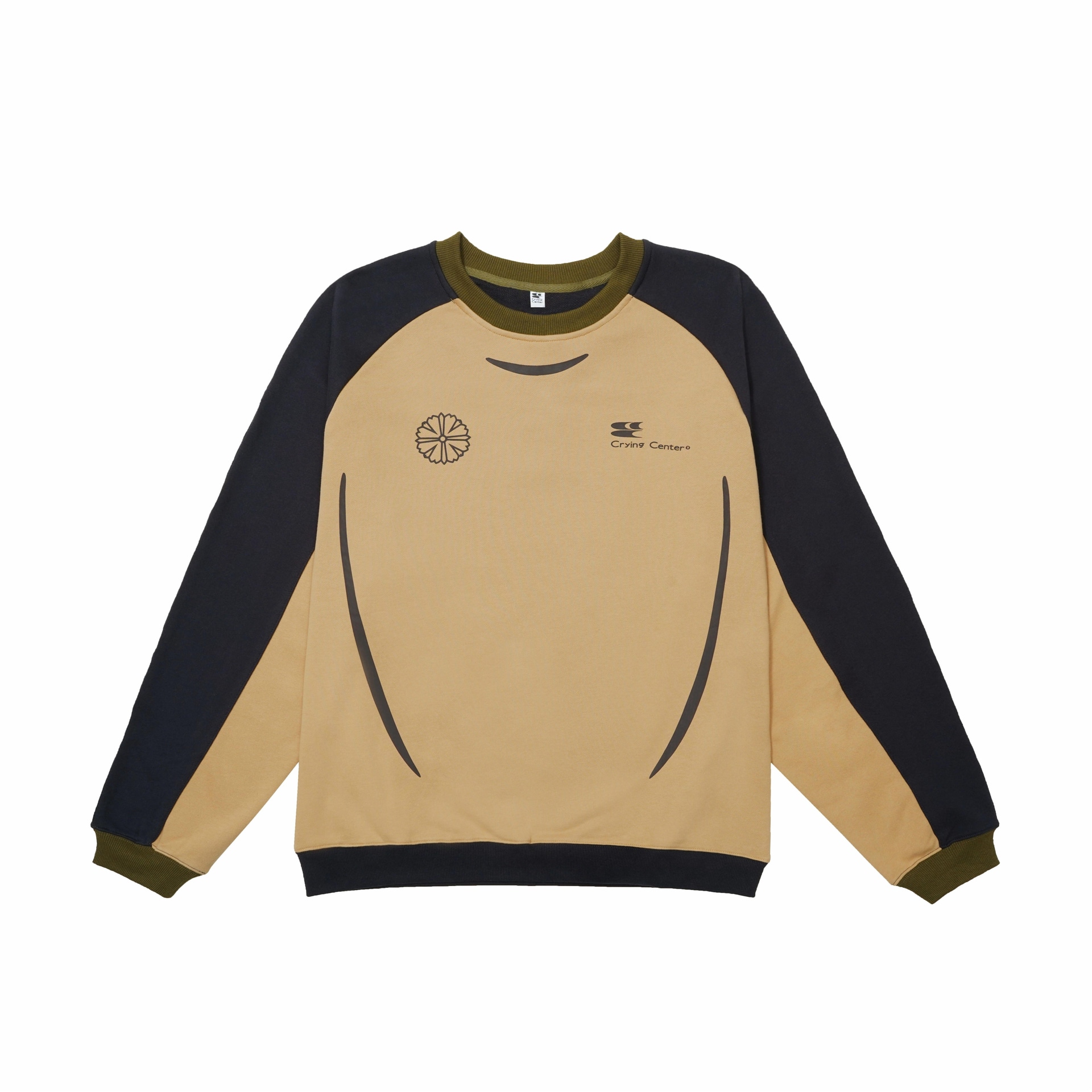 Crying Center Pullover Sweatshirt