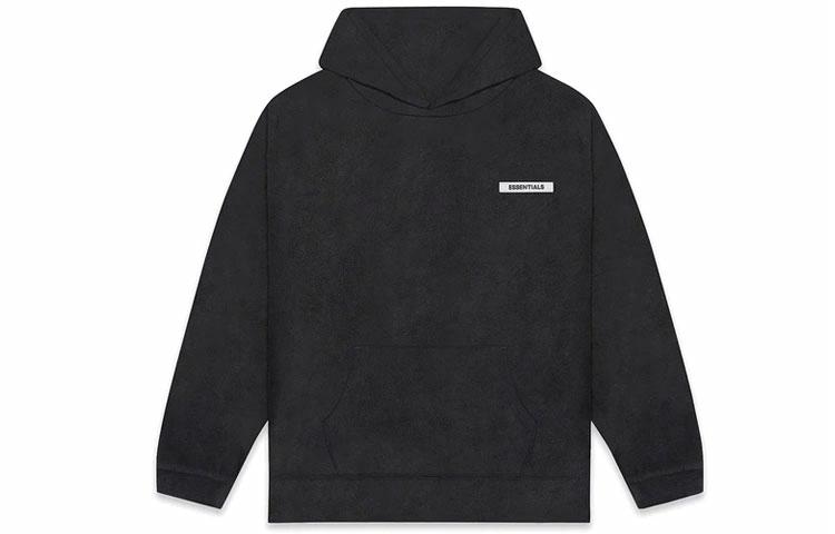 Fear of God Essentials Polar Fleece Hoodie Dark Slate Black