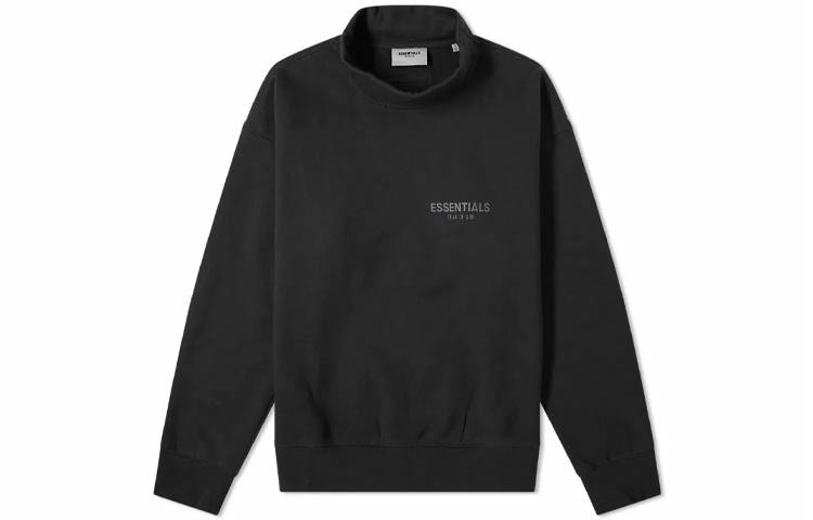 Fear of God Essentials Mock Neck Sweat Black