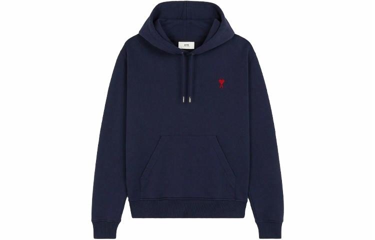 AMIPARIS FW21 Paris Logo Hoodie Navy