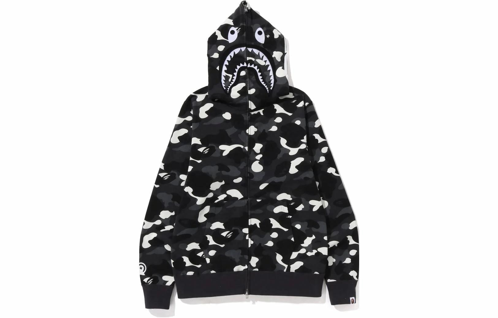 A BATHING APE City Camo Shark Hoodie