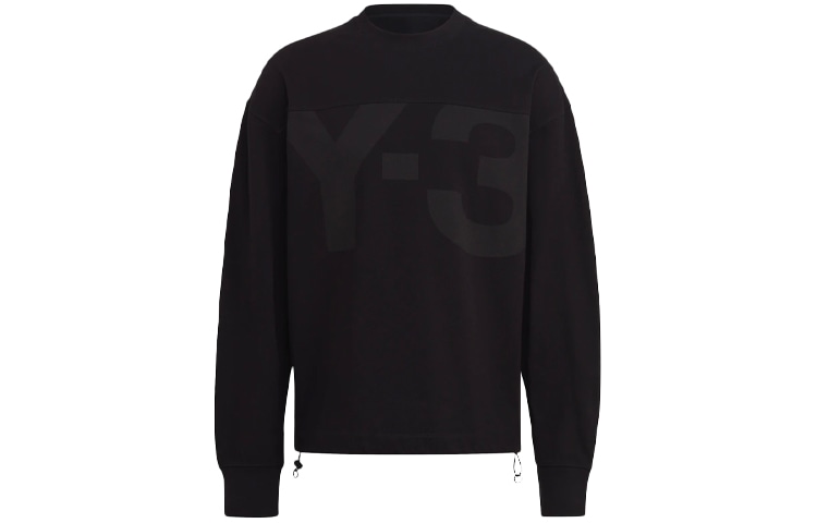 Y-3 FW21 Logo Crewneck Sweatshirt Black