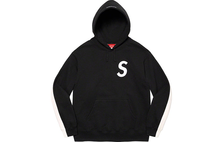 Supreme S Logo Split Hooded Sweatshirt — фото 3