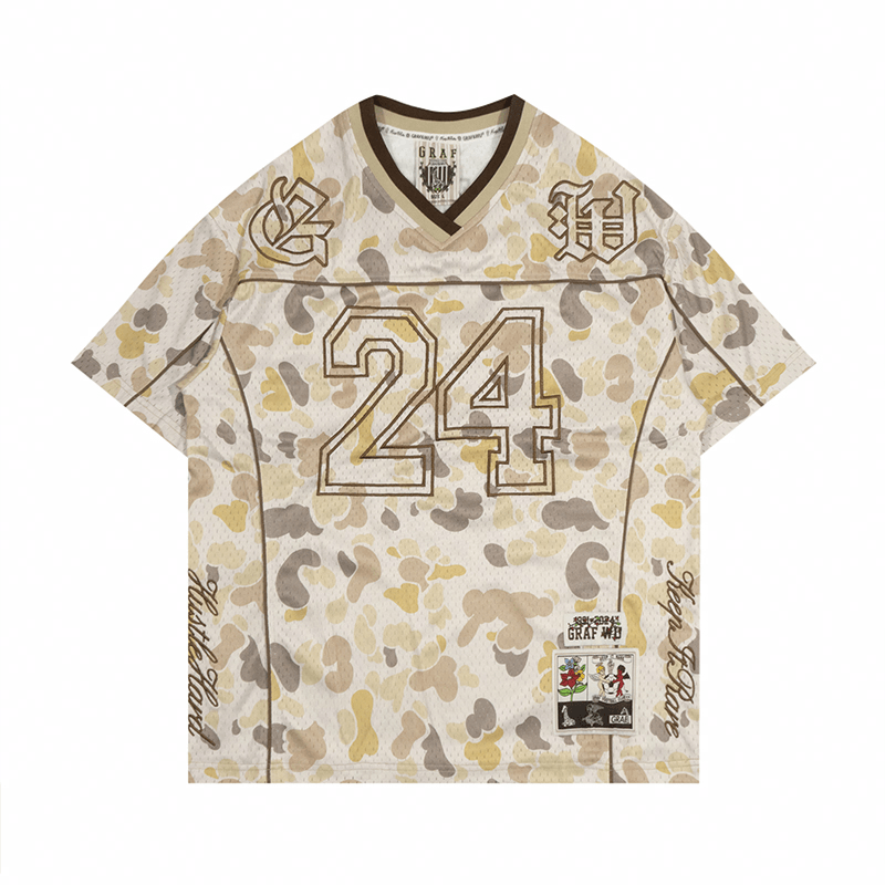 GRAF 24 Embroidered Mesh Camo Tee — фото 6