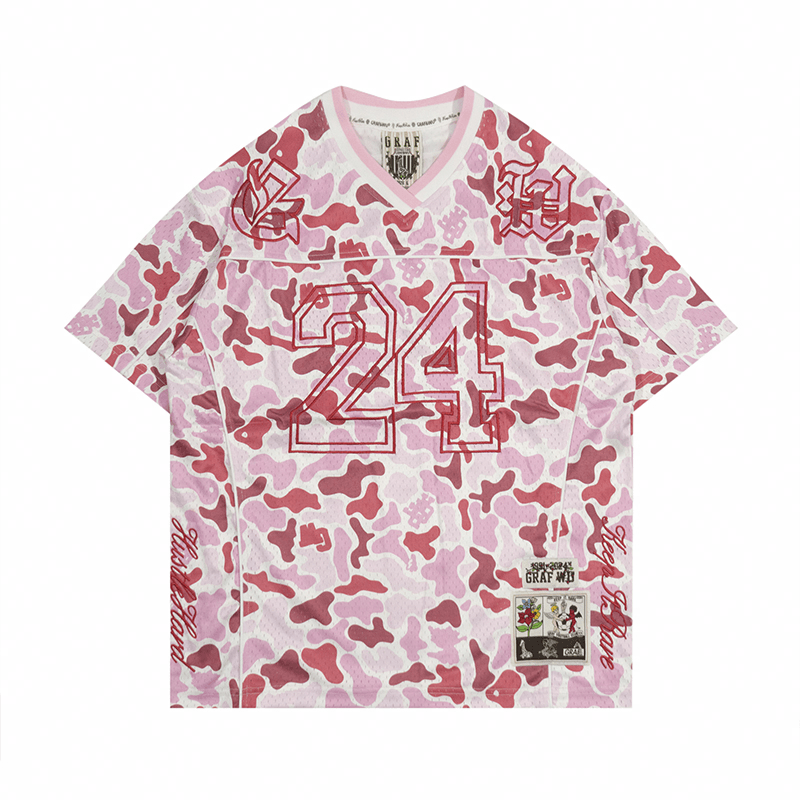 GRAF 24 Embroidered Mesh Camo Tee — фото 2