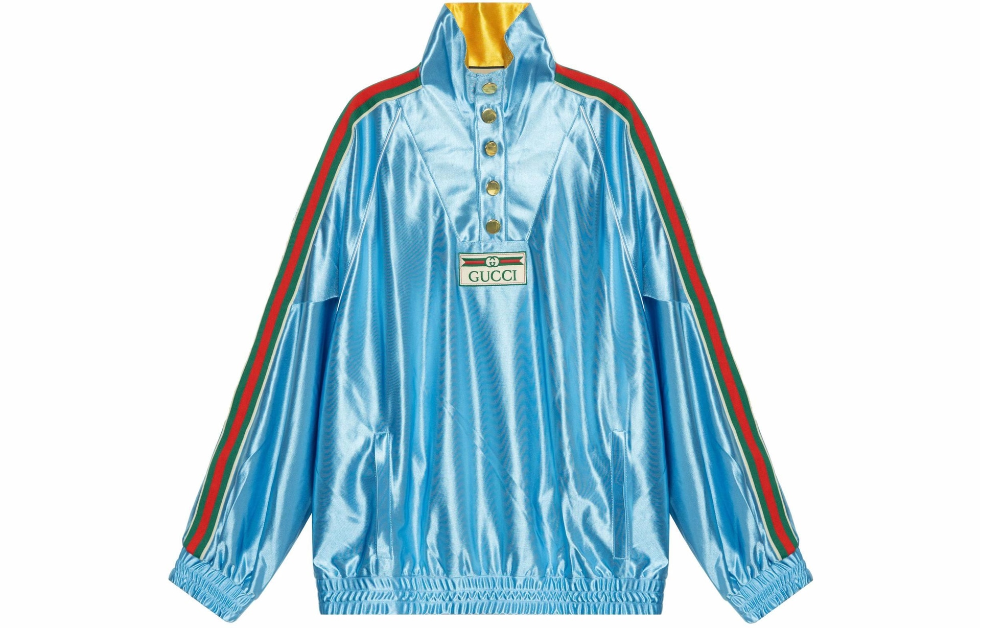 Худи Gucci Striped Logo Long Sleeve Sweatshirt Blue