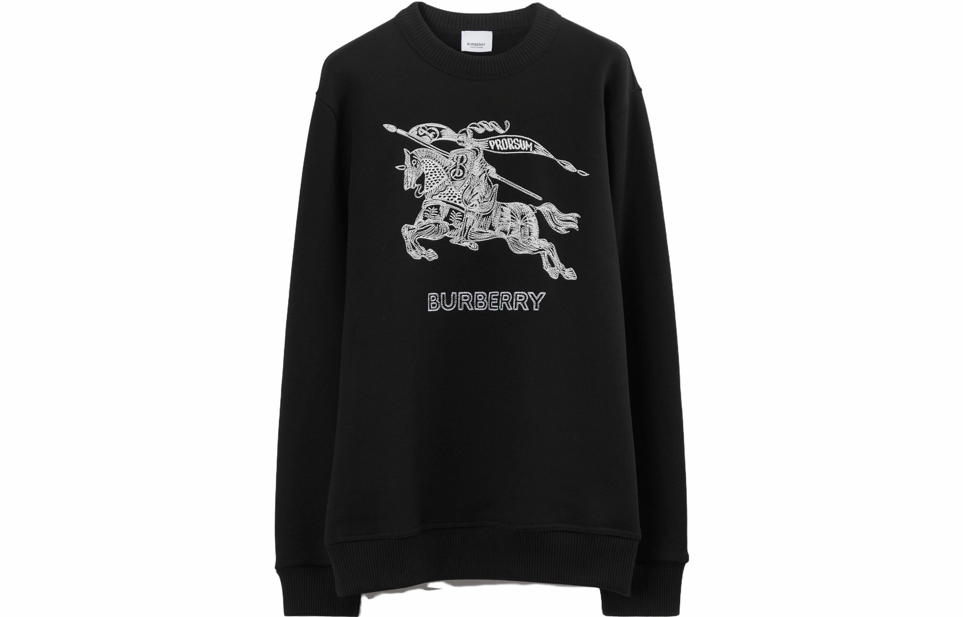 Худи Burberry SS23 Logo Embroidered Pullover