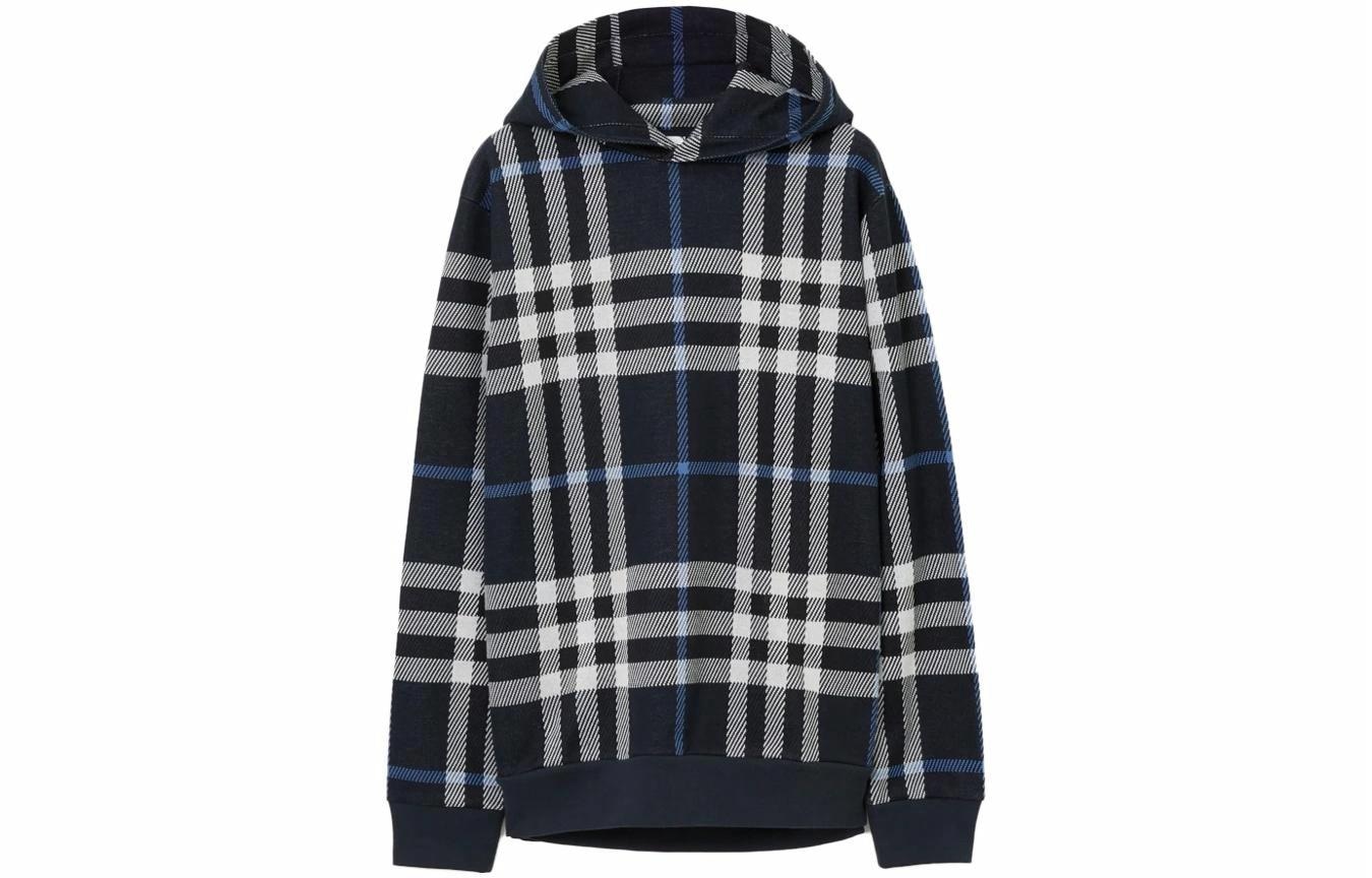 Худи Burberry Jacquard Hoodie Blue