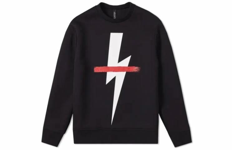 Neil Barrett SS23 Black Crewneck Sweatshirt
