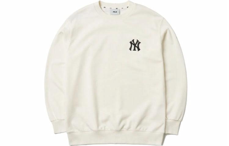 MLB Yankees Gradient Logo Crewneck Sweatshirt White