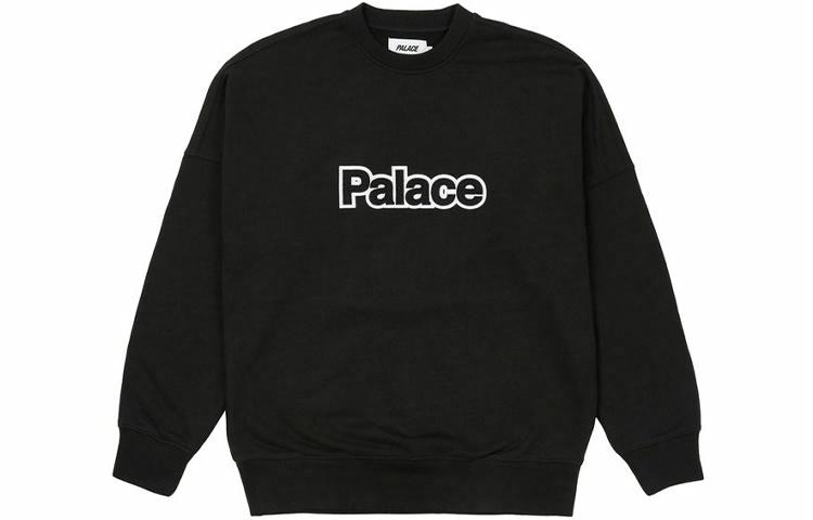Худи PALACE FW21 Word Crew BlackLogo
