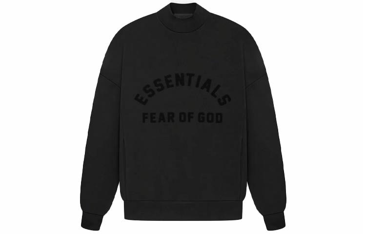 Худи Fear of God Essentials SS23 Crewneck Jet Black