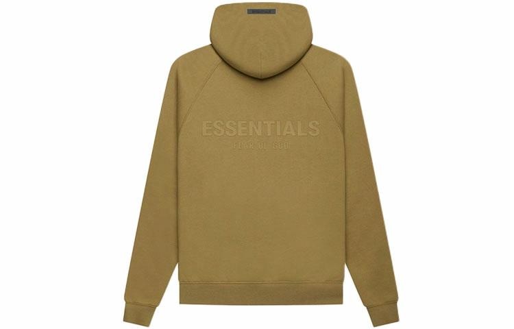 Fear of God Essentials FW21 Pullover Hoodie Amber