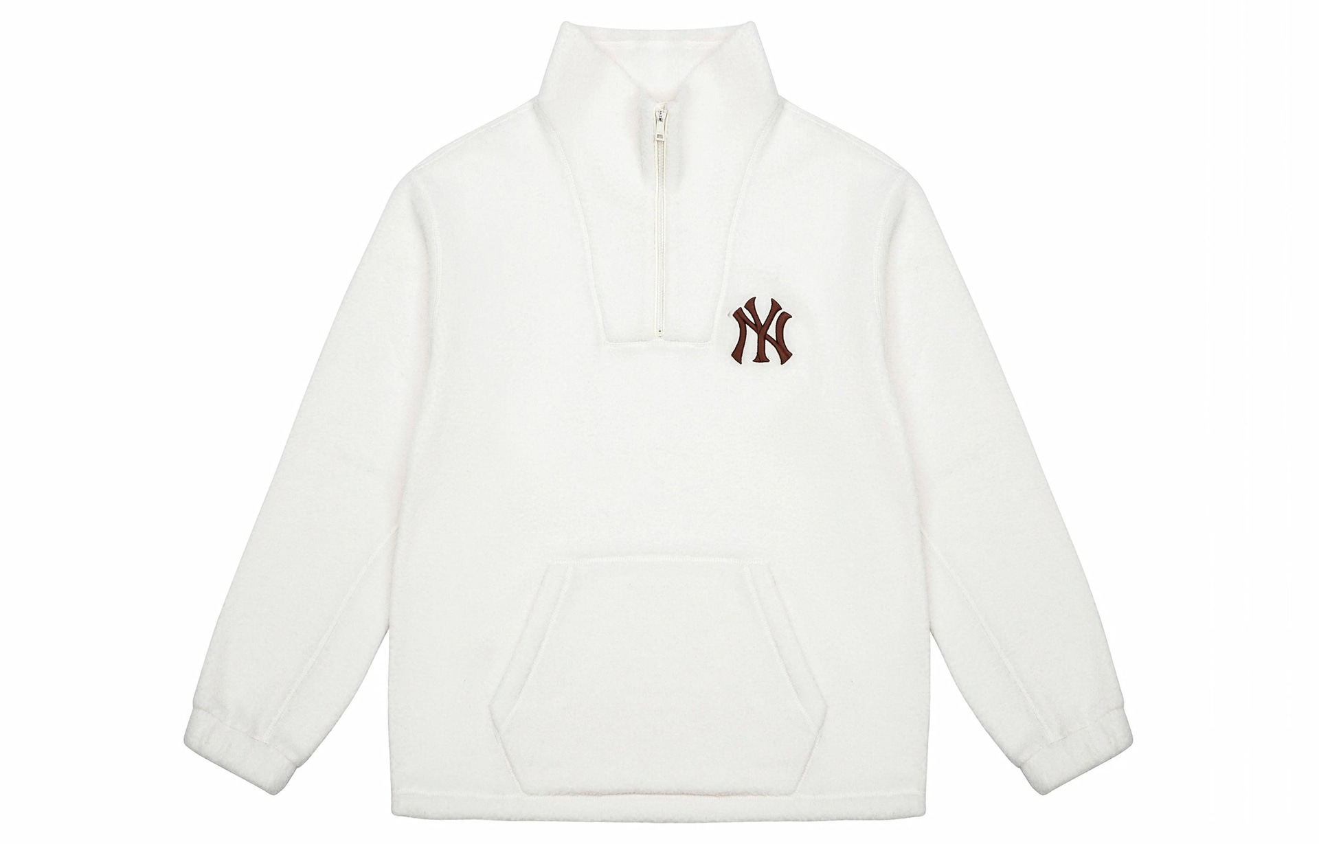 MLB New York Yankees Sherpa Pullover Cream