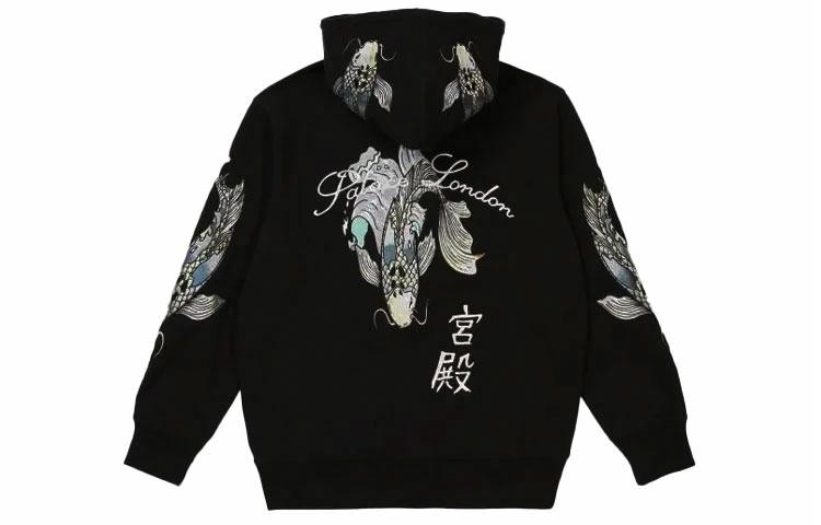 Худи PALACE Carp Zip Hood Black