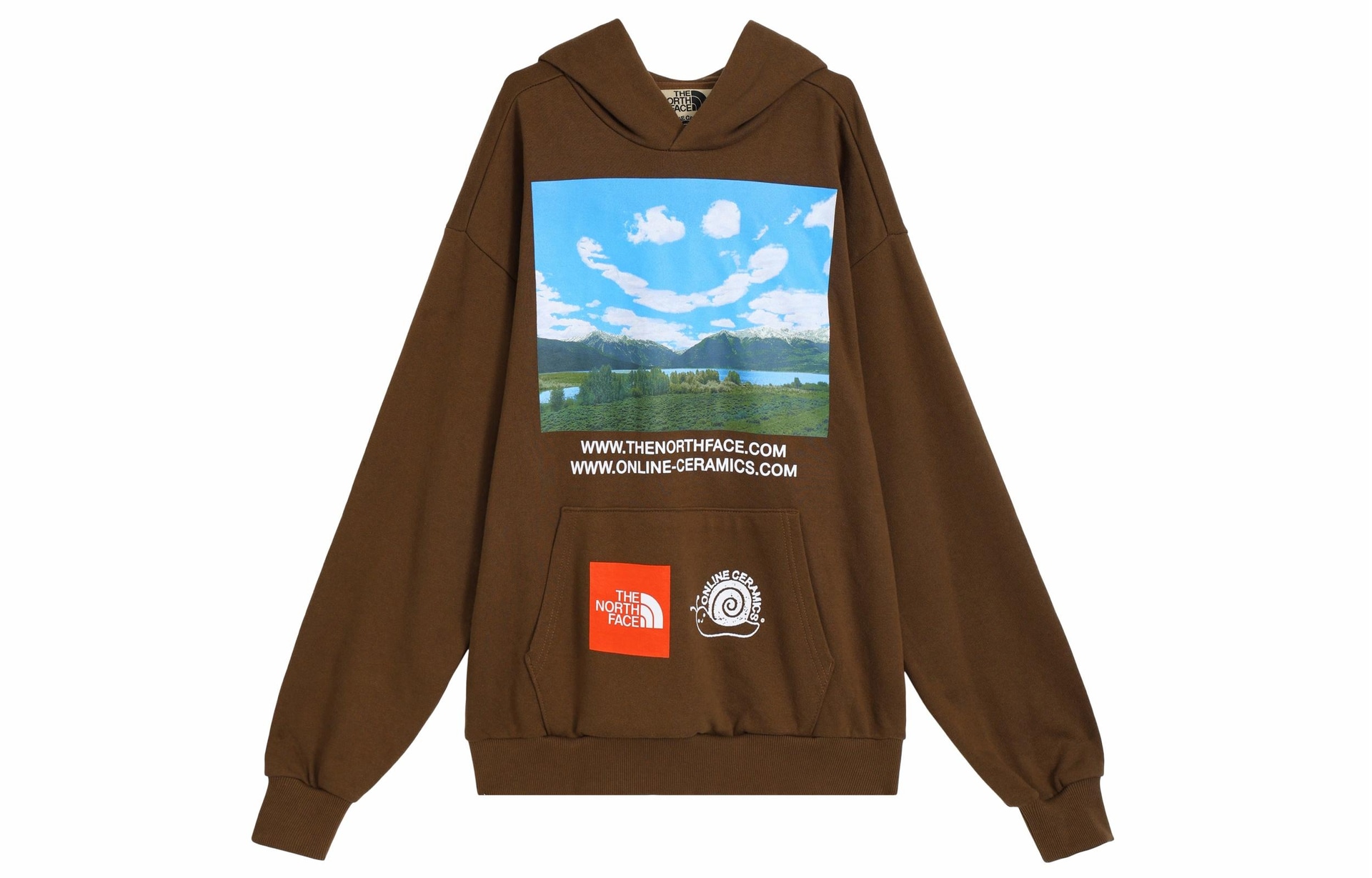 Худи The North Face x Online Ceramics SS23 Hoodie Brown