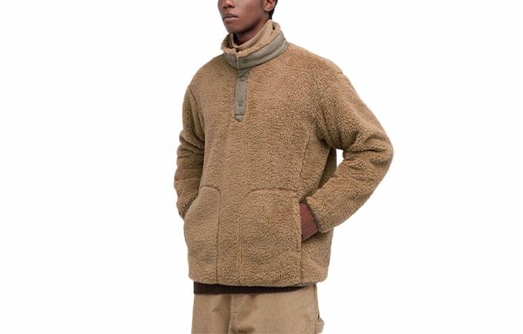 UNIQLO/优衣库 UNIQLO x White Mountaineering Fleece Pullover Light Brown