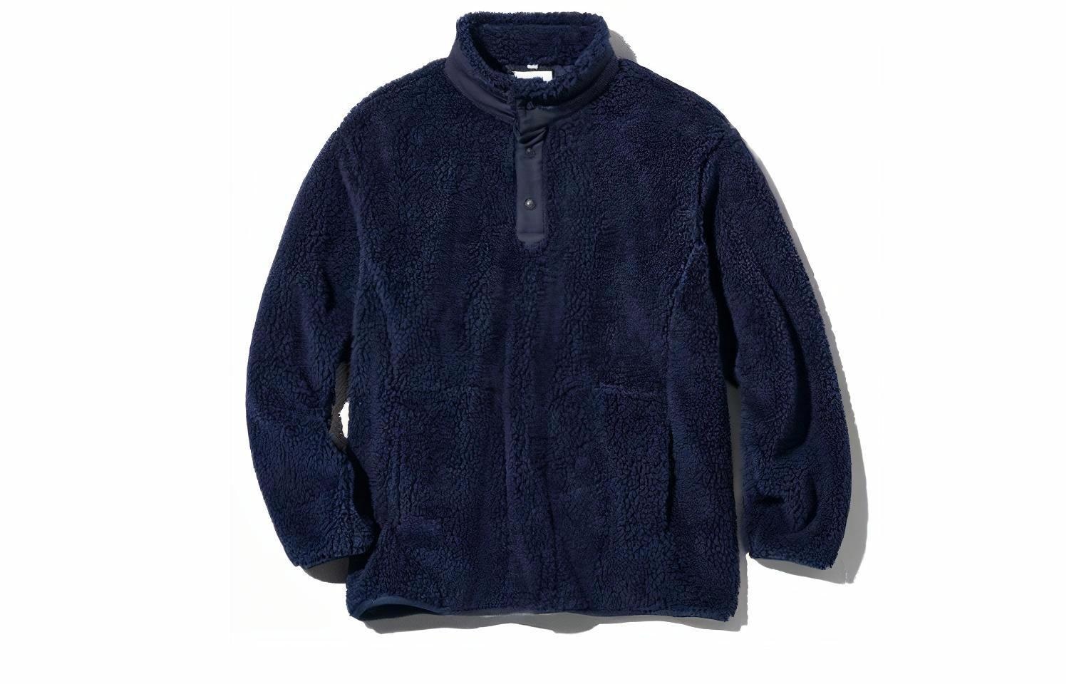 UNIQLO/优衣库 UNIQLO x White Mountaineering Fleece Pullover Indigo