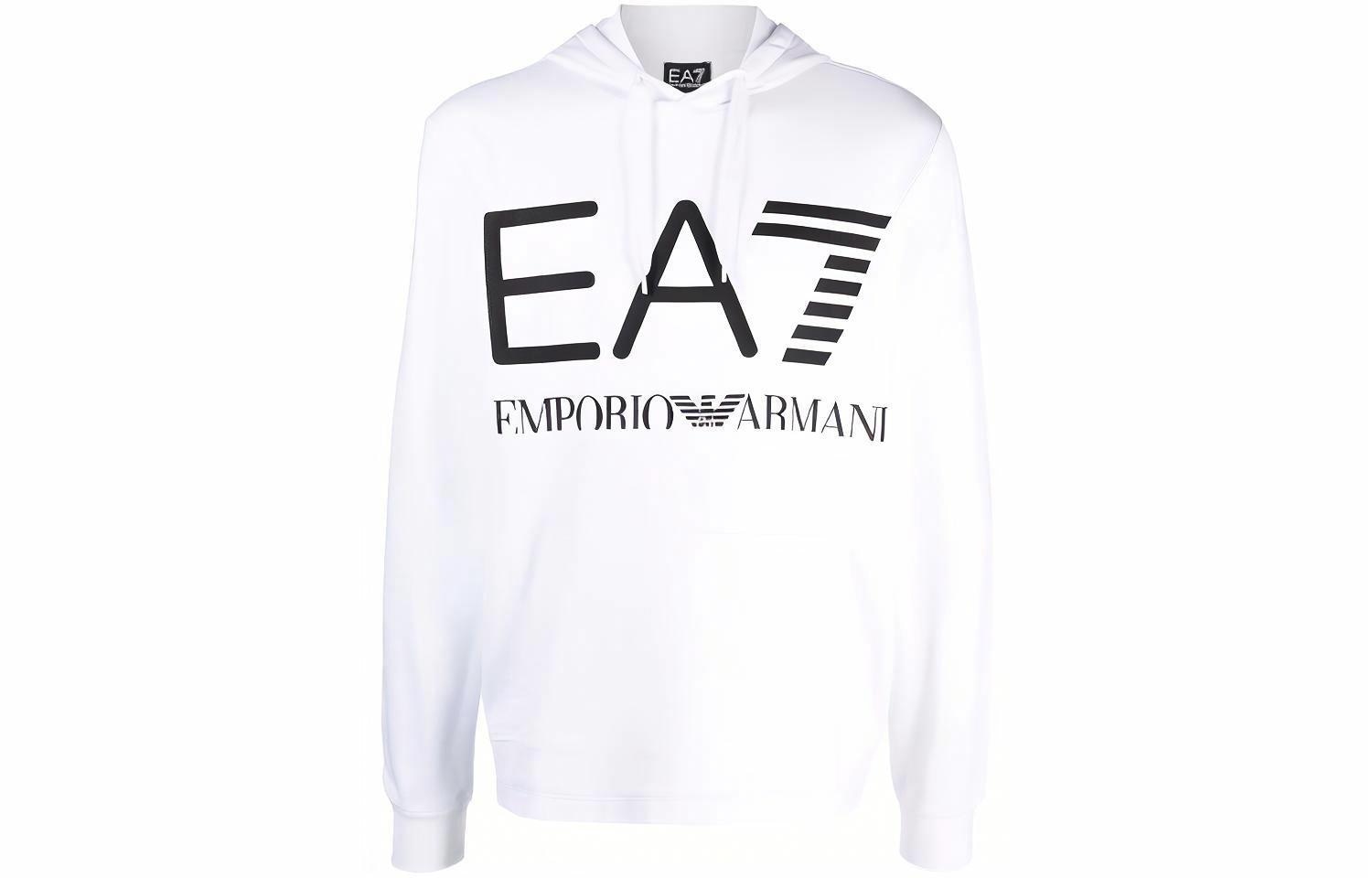 Худи Emporio Armani EA7 Logo Hoodie White