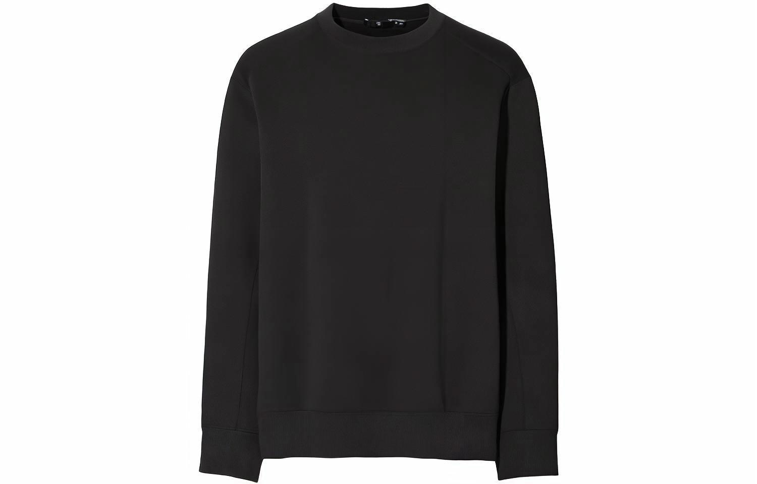 UNIQLO/优衣库 UNIQLO Jil Sander Crewneck Sweatshirt Black