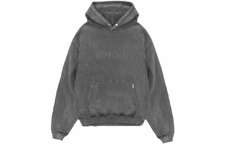 REPRESENT FW21 Hoodie Washed Grey