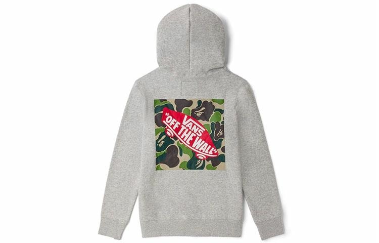 Худи Vans x BAPE Logo Hoodie Grey