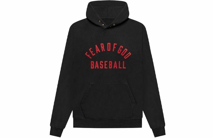 Fear of God Baseball Hoodie Vintage Black