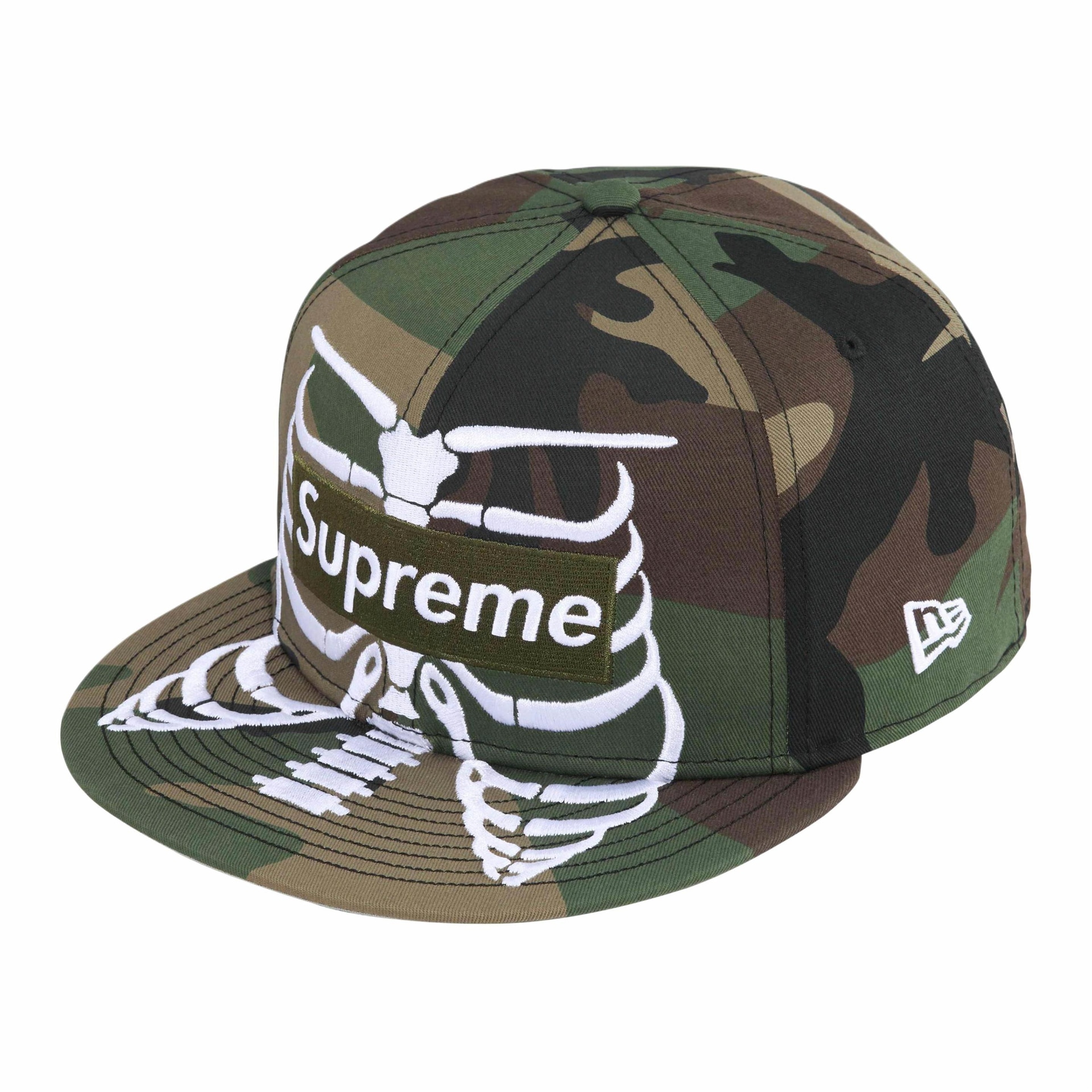 Supreme SS25 Bones Box Logo New Era — фото 6