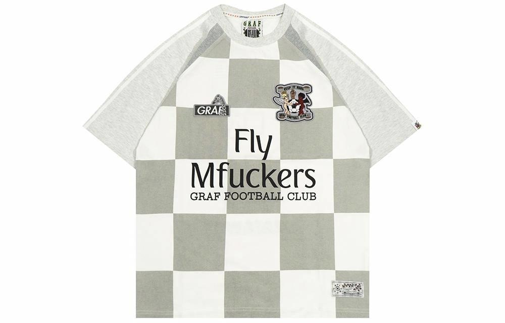 GRAF Football Club Series Angel Devil Embroidery T-Shirt