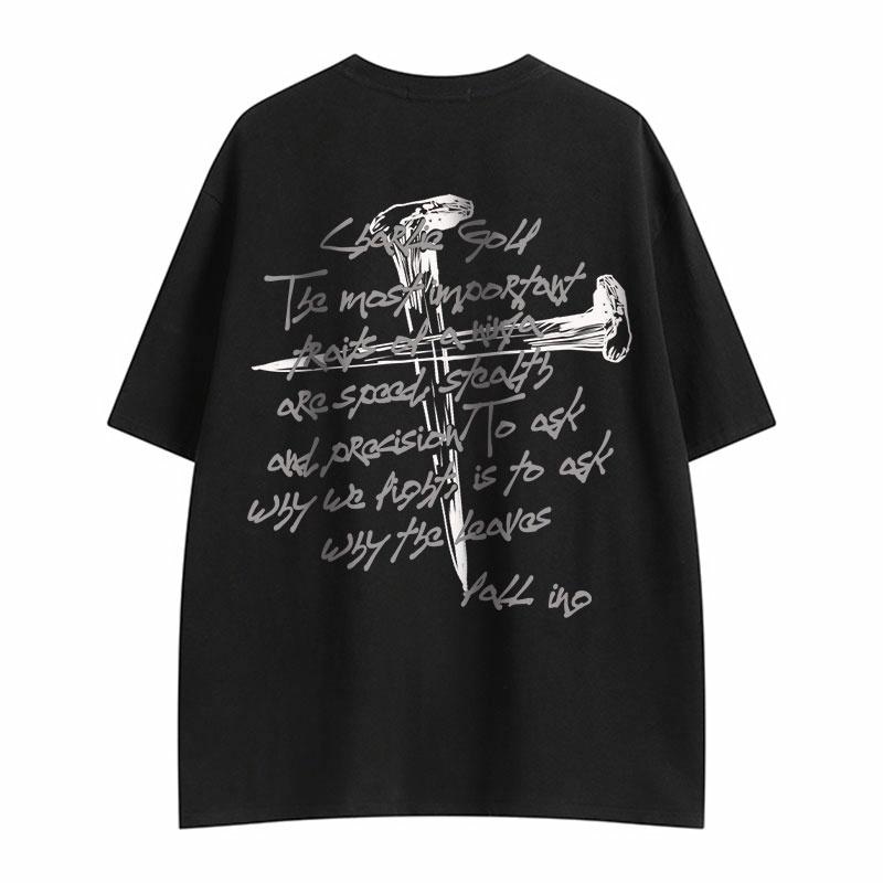 CHARLIE GOLF Vintage Logo Tee White