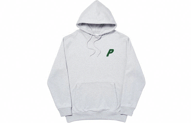 Худи PALACE Tri-Chenille Hood Grey Marl Logo