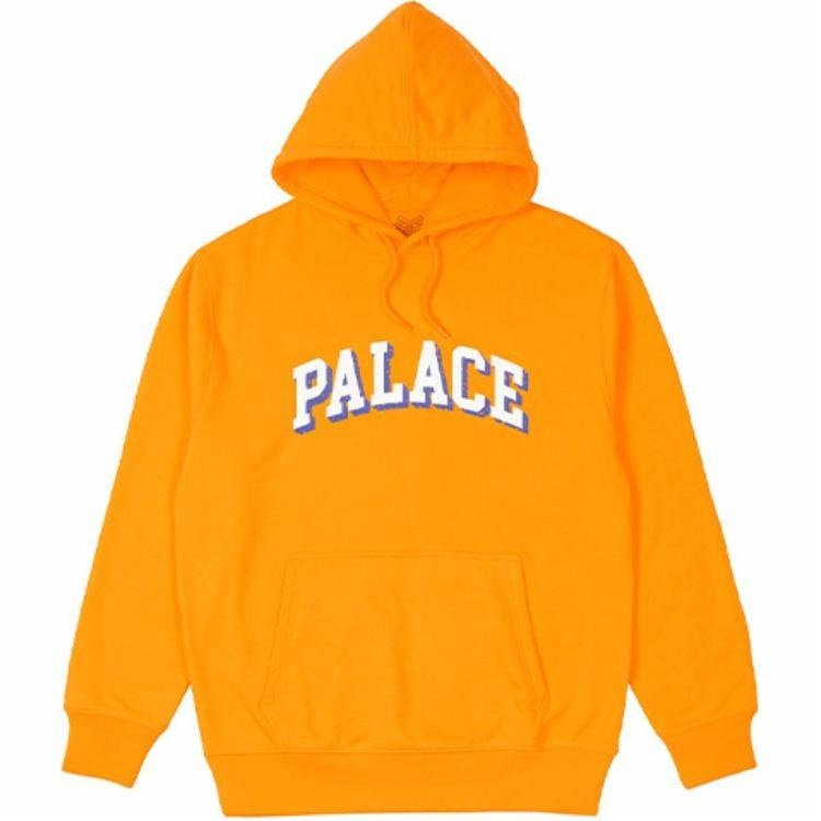 Худи PALACE Puff Drop Shadow Hood Orange