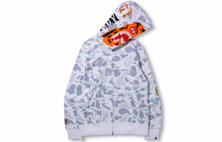 Худи A BATHING APE Space Camo Full Zip Hoodie