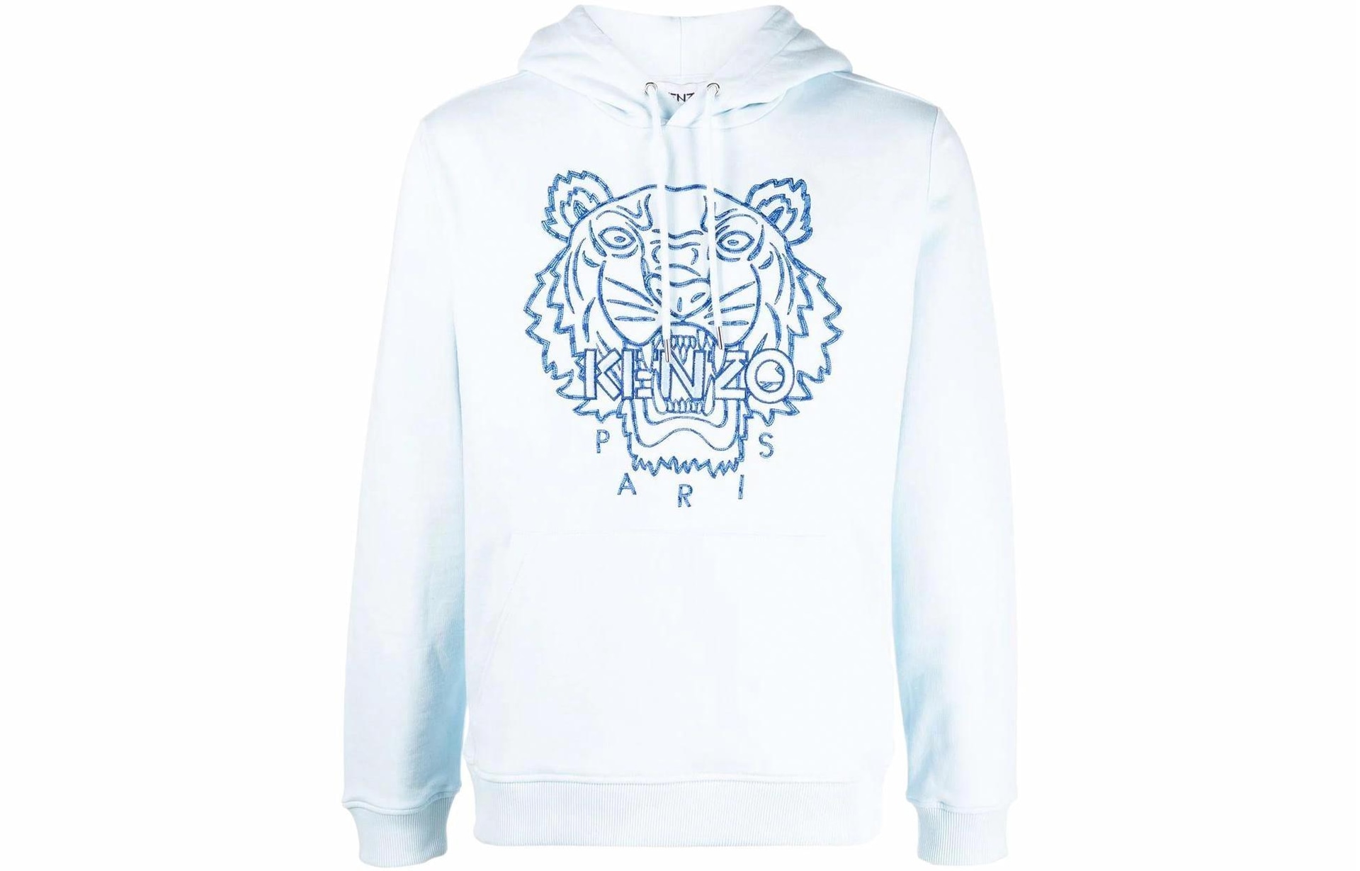 KENZO Embroidered Tiger Hoodie Blue