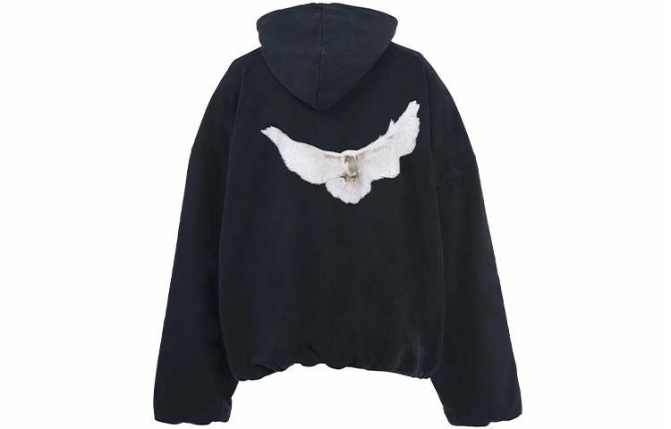 Худи YEEZY x Gap x Balenciaga Washed Black Hoodie