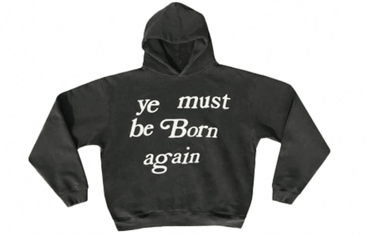 Cactus Plant Flea Market Ye Must Be Born Again Hoodie Black