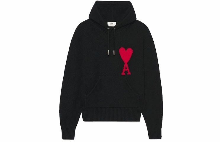 AMIPARIS AMI Paris Ami de Coeur Hoodie Black