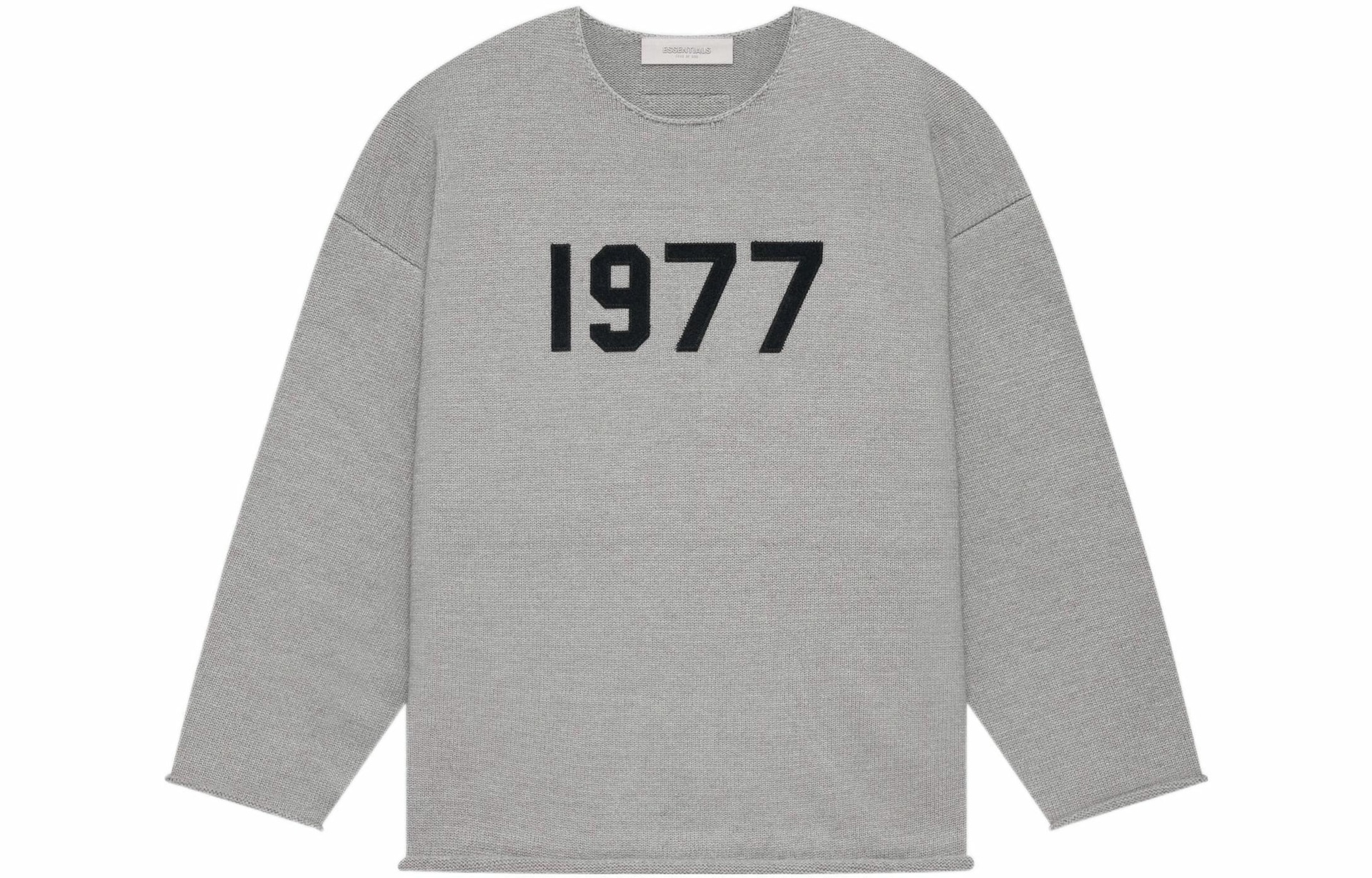 Fear of God Essentials Raw Edge Sweater Dark Oatmeal