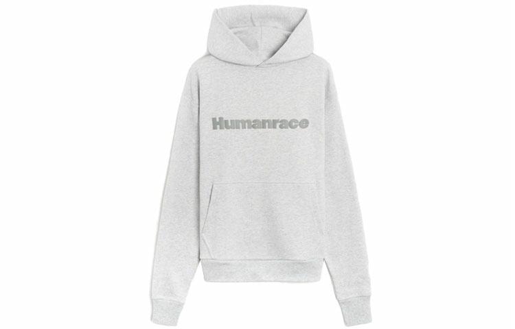 Худи adidas originals adidas x Pharrell Williams Hoodie Light Heather Grey