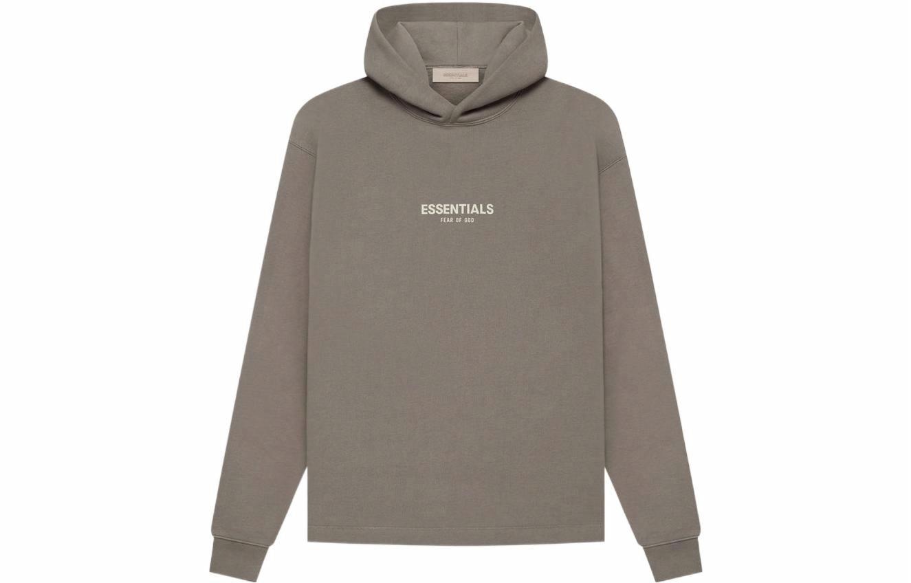 Fear of God Essentials Relaxed Hoodie Desert Taupe Logo